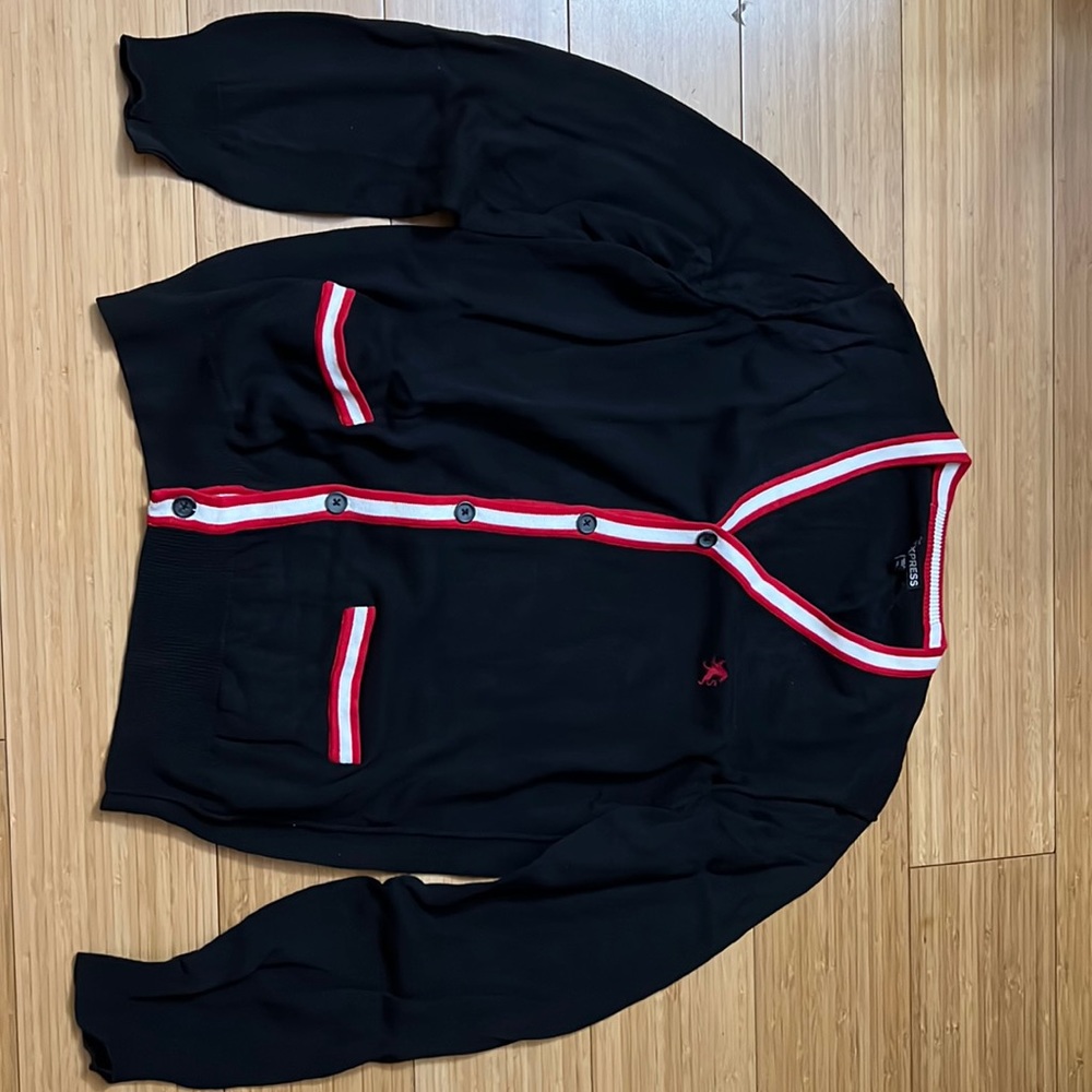 Express button up sweater